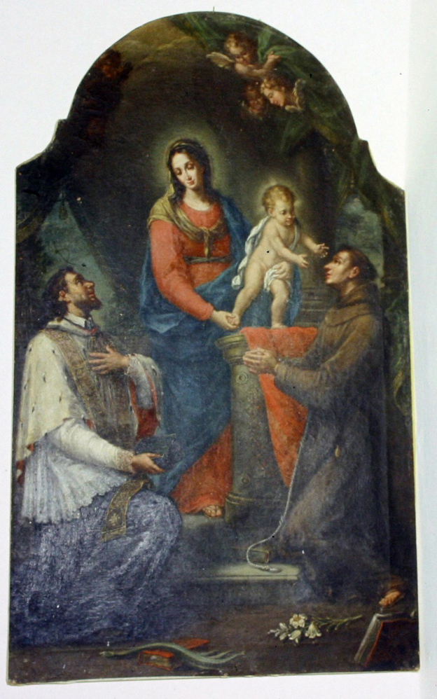 Madonna con Bambino e Santi (dipinto) di Ricci Filippo (sec. XVIII)