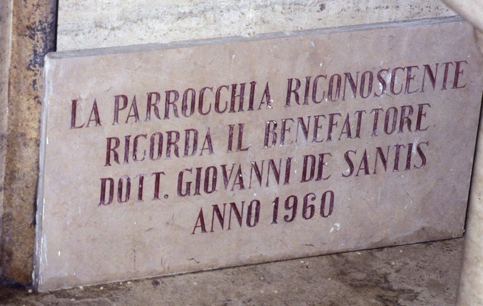 lapide commemorativa - bottega marchigiana (sec. XX)