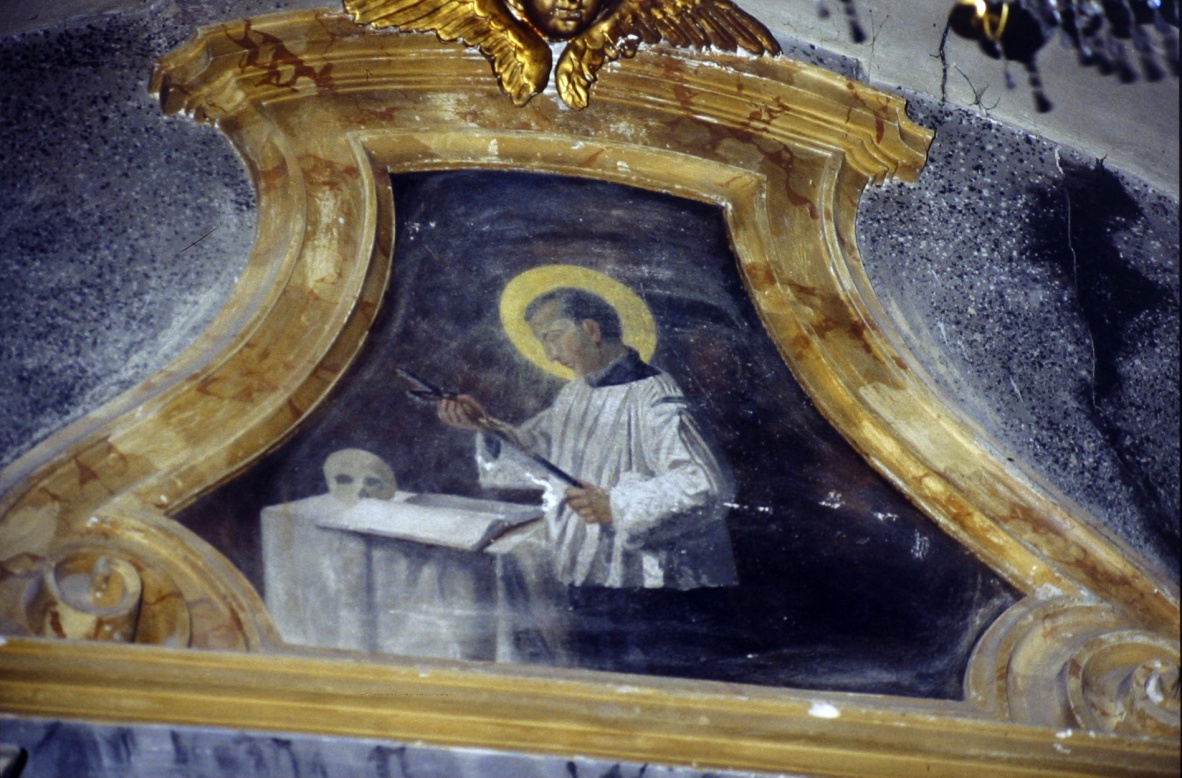 San Luigi Gonzaga (dipinto) di Tentoni Attilio (sec. XX)