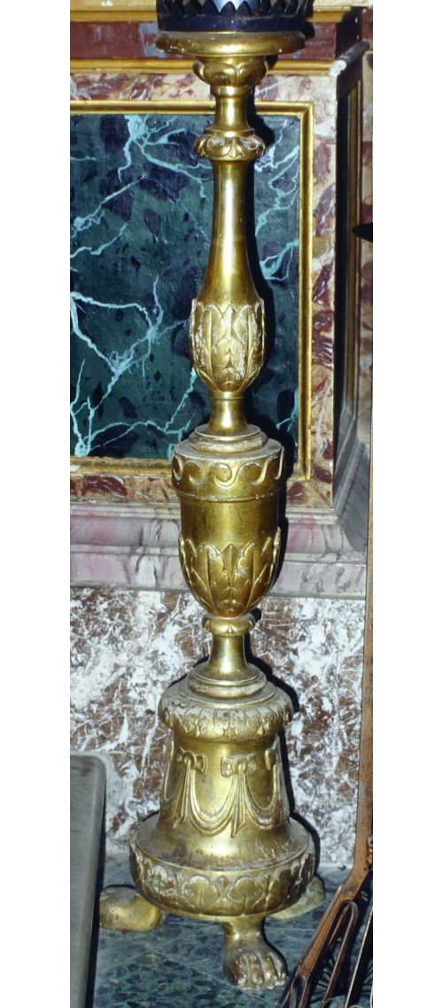 candeliere, coppia di Morelli Giovanni Battista (ultimo quarto sec. XVIII)