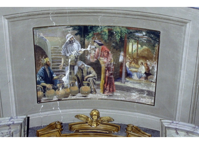 nozze di Cana (dipinto) di Tentoni Attilio (sec. XX)