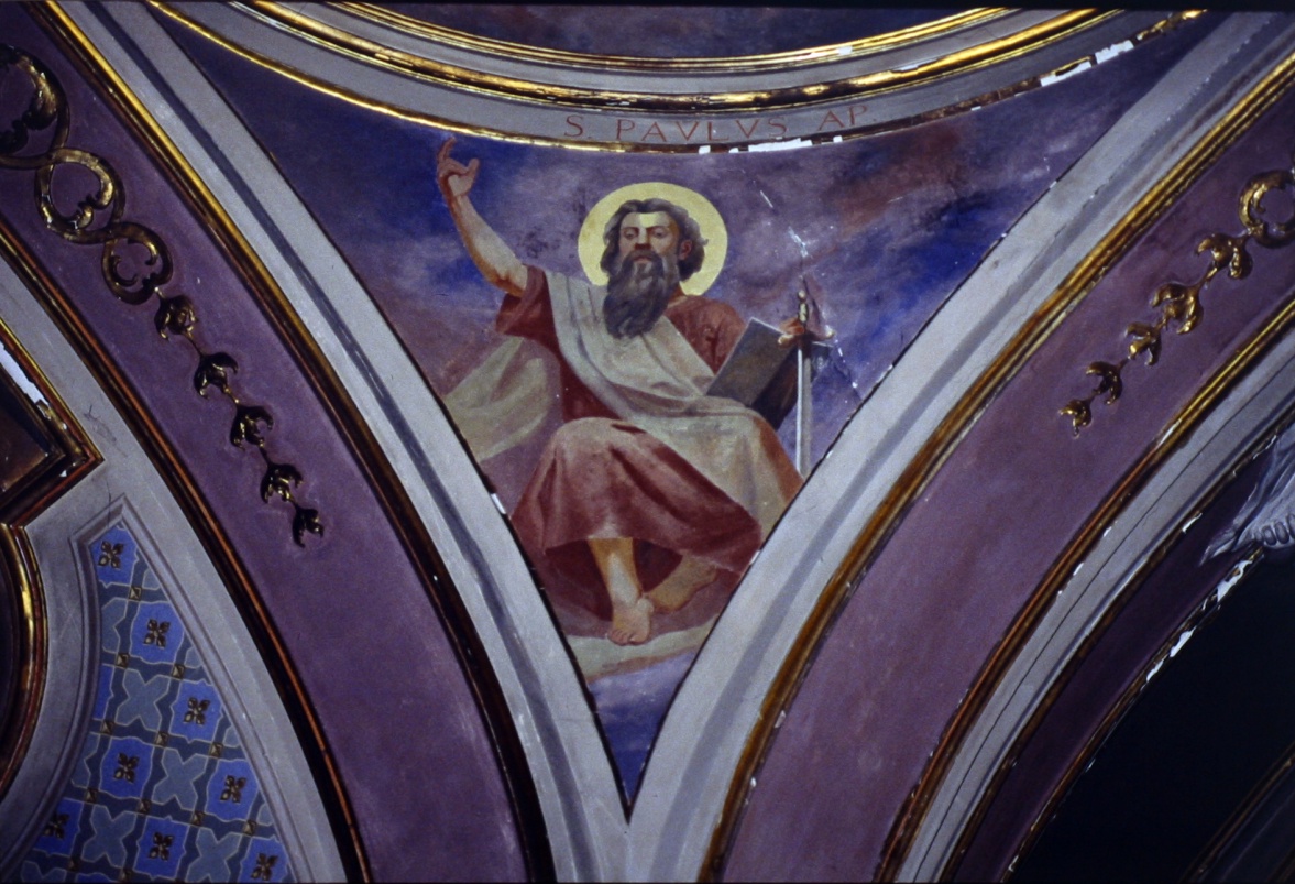San Paolo Apostolo (dipinto, elemento d'insieme) di Tentoni Attilio (sec. XX)