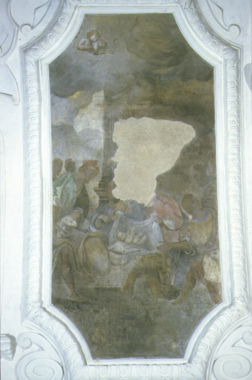 natività di Gesù (dipinto, elemento d'insieme) di Cialdieri Girolamo di Bartolomeo (prima metà sec. XVII)