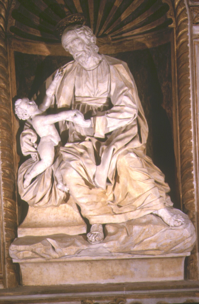 San Giuseppe e Gesù Bambino (statua, elemento d'insieme) di Finale Elpidio (sec. XVI)