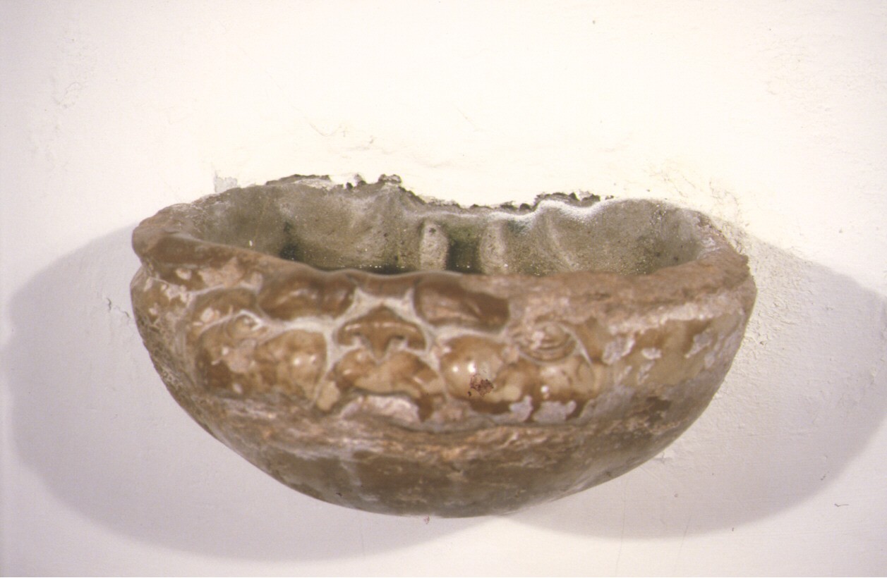 acquasantiera, serie - bottega marchigiana (sec. XVIII)