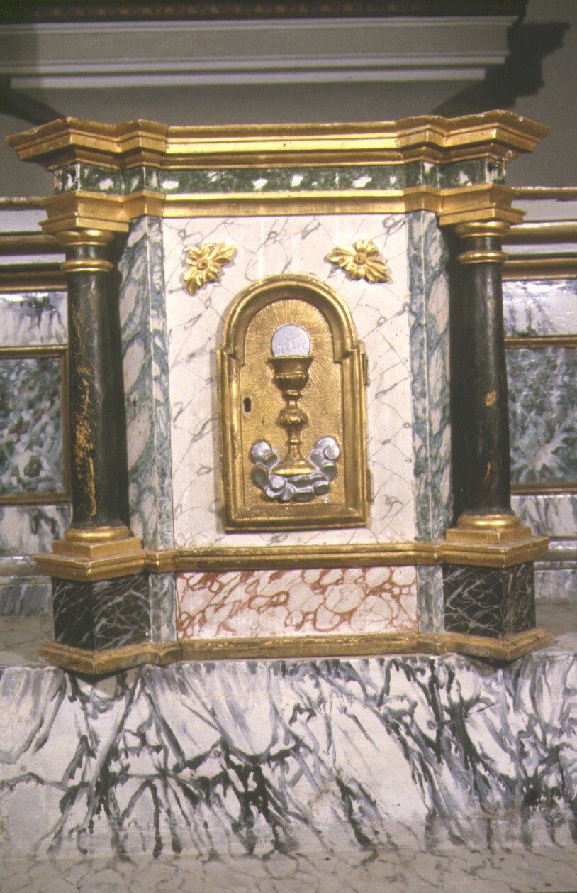 tabernacolo - ambito marchigiano (fine/inizio secc. XVIII/ XIX)