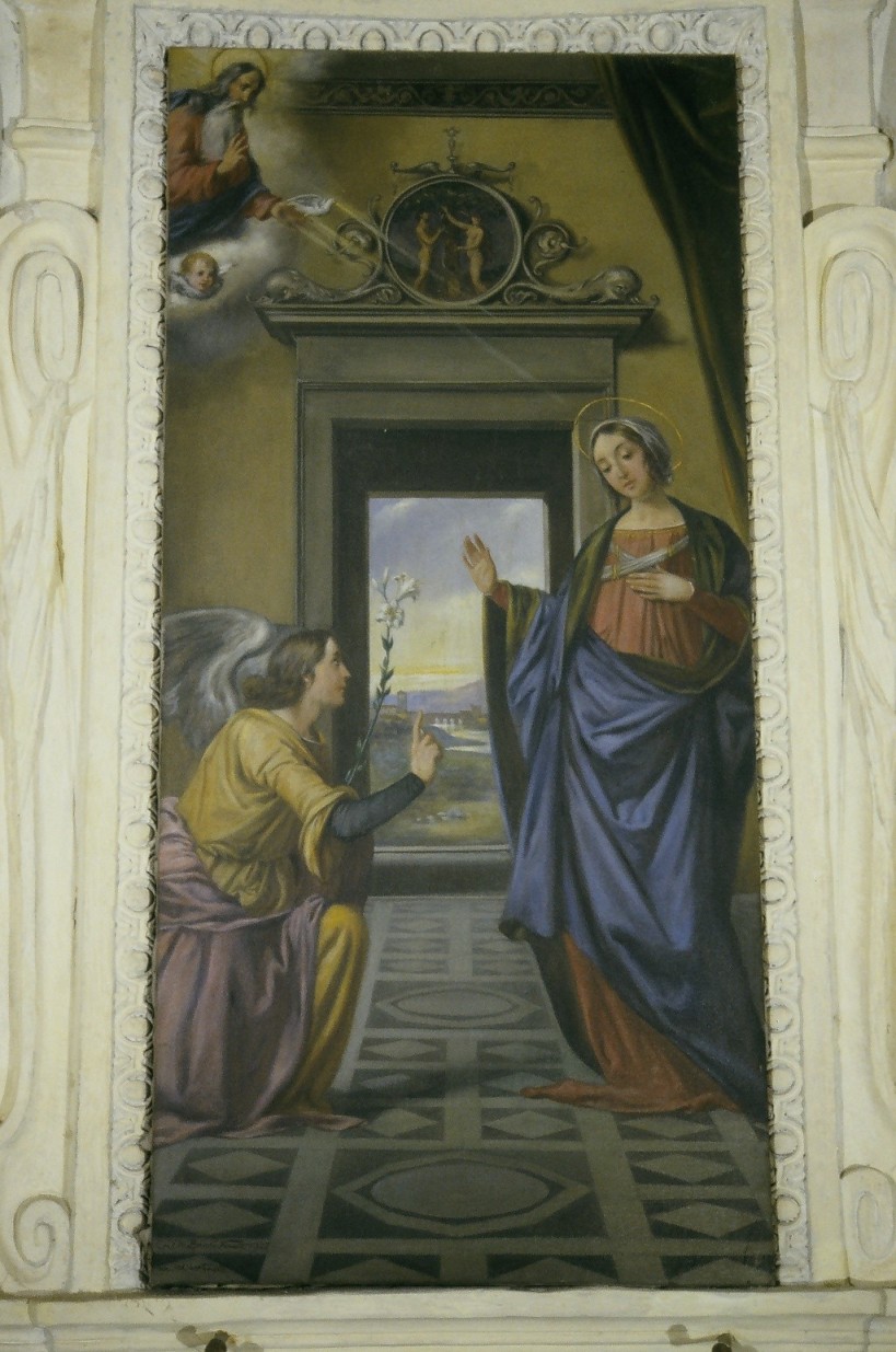 Annunciazione (dipinto) di De Bacci Venuti Gualtiero (sec. XX)