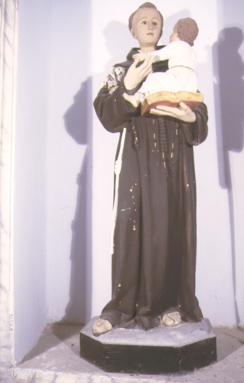 Sant'Antonio da Padova (statua) - bottega Italia meridionale (ultimo quarto sec. XIX)