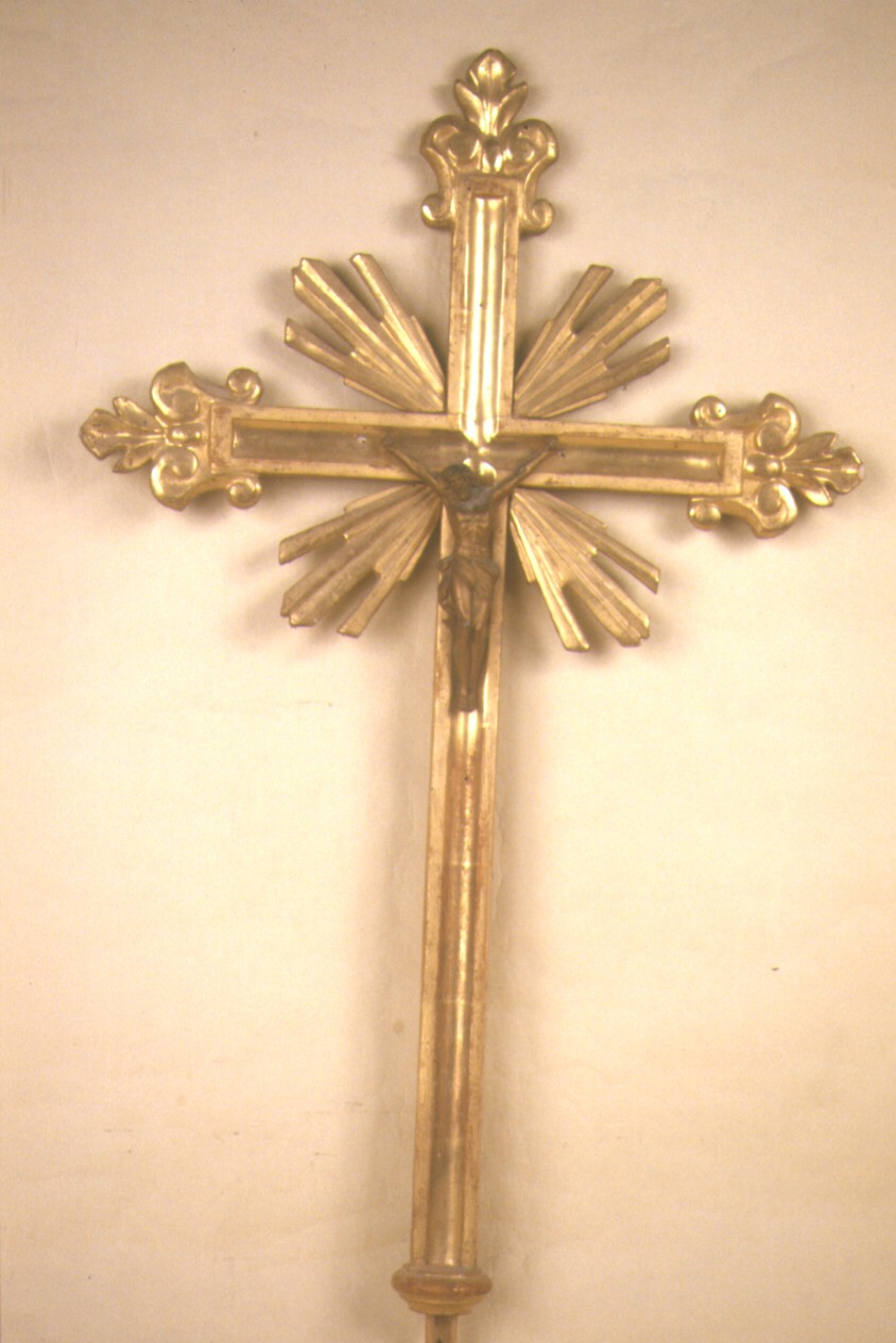 croce d'altare - ambito marchigiano (seconda metà sec. XIX)