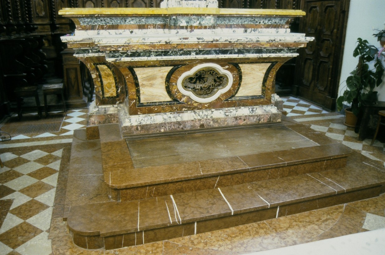 altare, elemento d'insieme di Fabbri Giovanni (sec. XVIII)