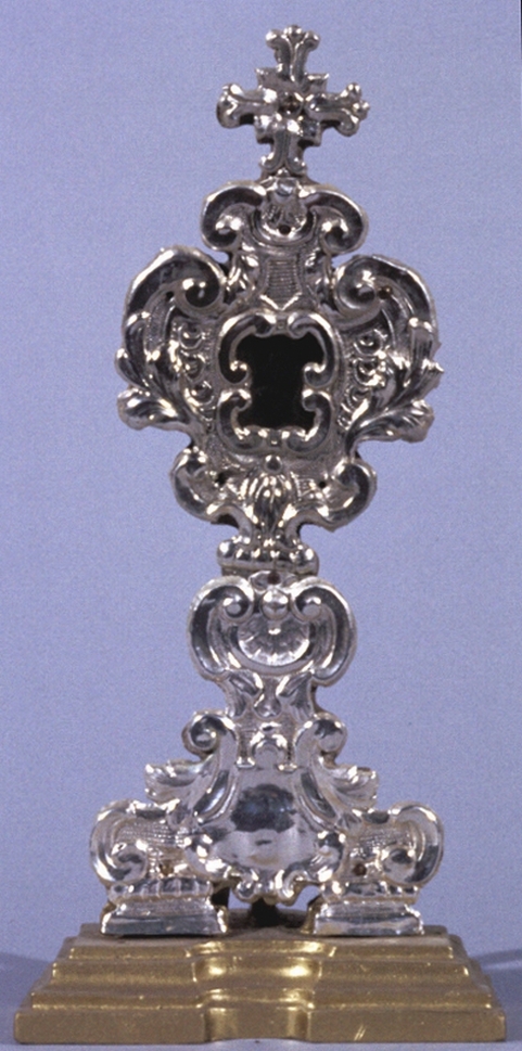 reliquiario, coppia - bottega italiana (sec. XVIII)