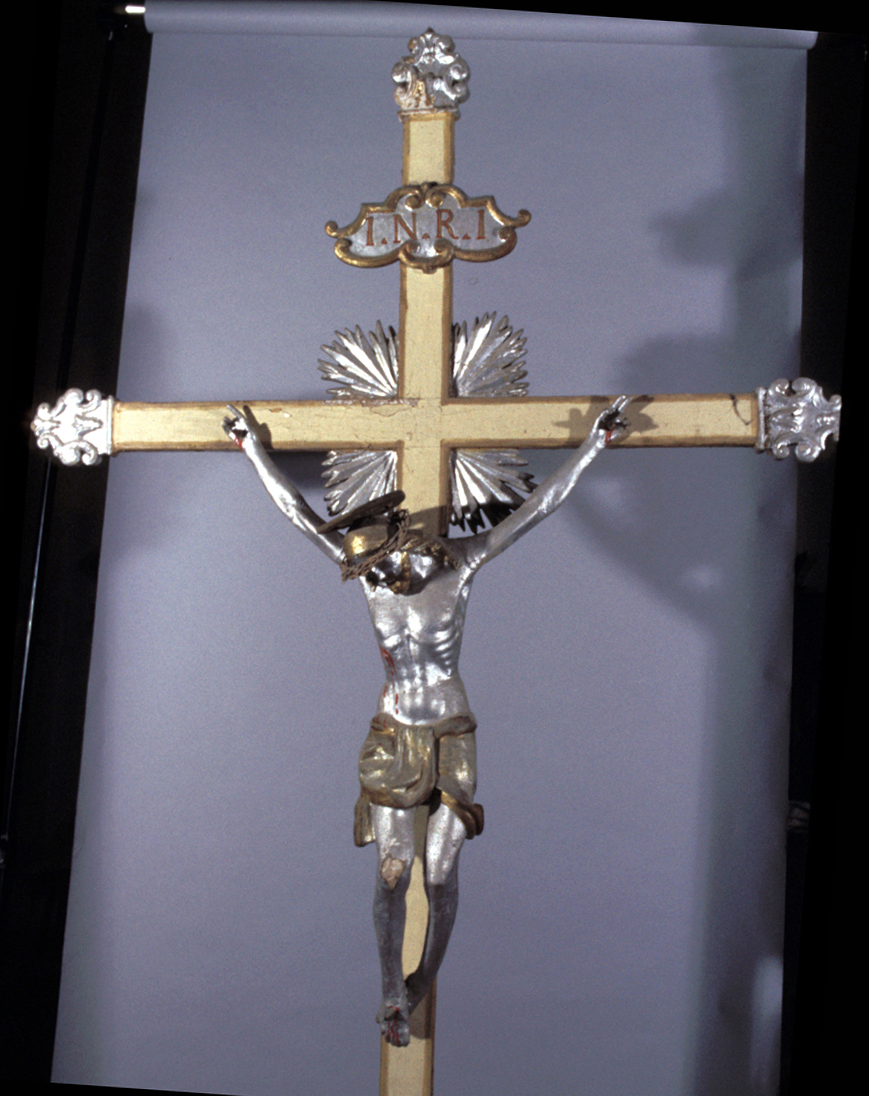 croce processionale - bottega marchigiana (sec. XVIII)