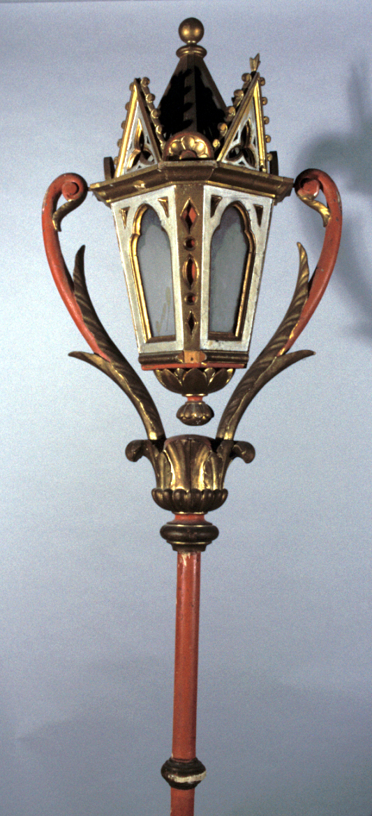 lanterna processionale, coppia - bottega marchigiana (sec. XIX)