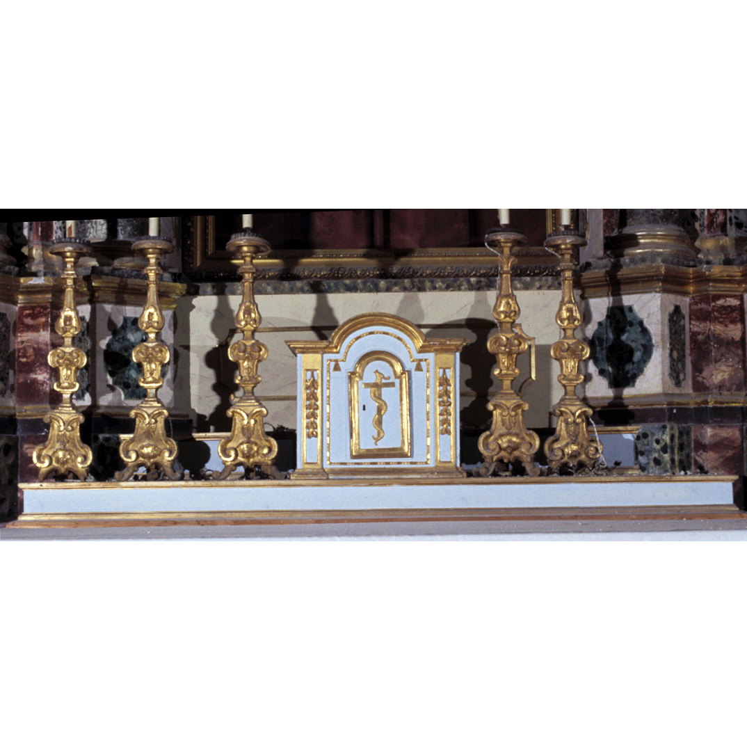 gradino d'altare - bottega marchigiana (sec. XVIII)