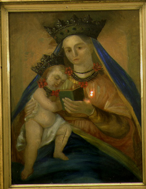 Beata Vergine dei Sodi, Madonna con Bambino (dipinto, elemento d'insieme) - bottega marchigiana (inizio sec. XX)
