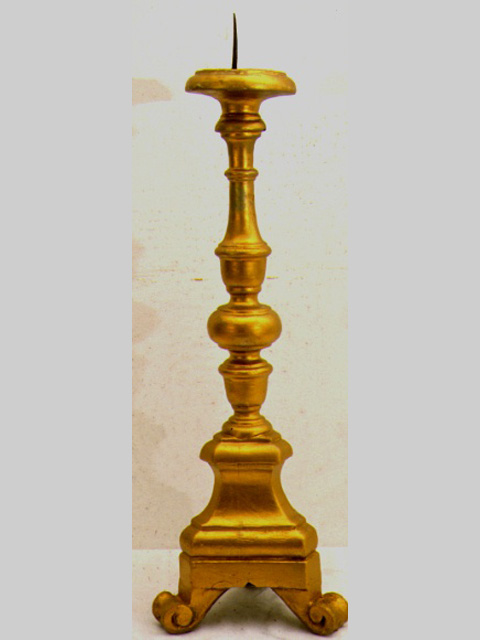 candeliere - ambito marchigiano (seconda metà sec. XIX)