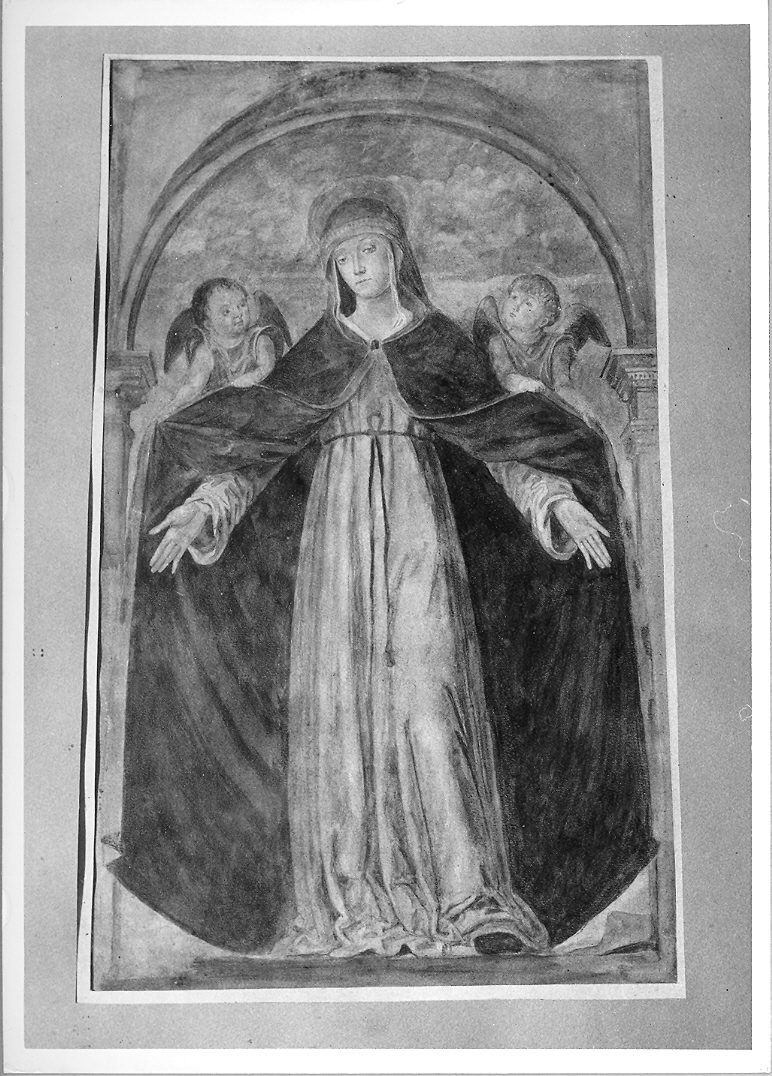 Madonna della Misericordia (dipinto) di Peruzzi Cesare (sec. XX)