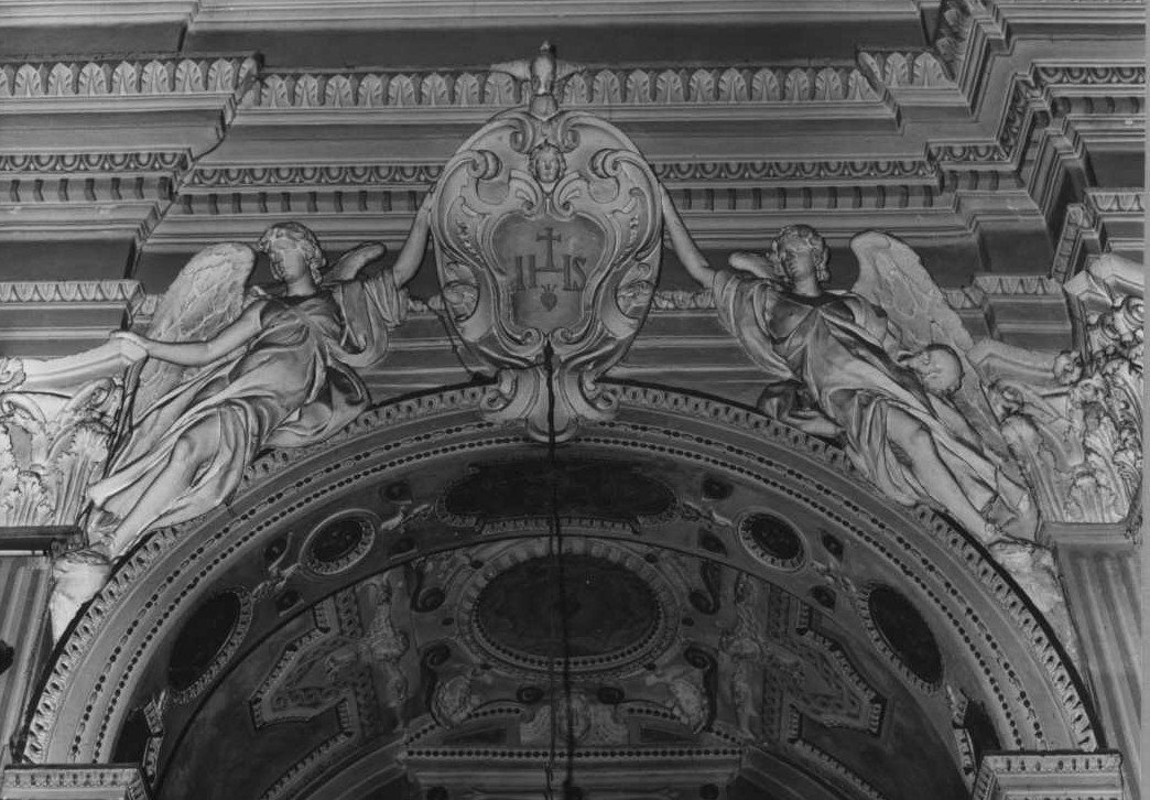 angeli reggistemma (decorazione plastica) di Amantini Tommaso (sec. XVII)