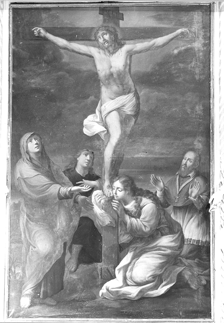 crocifissione (dipinto) - ambito italiano (fine/inizio secc. XVII/ XVIII)