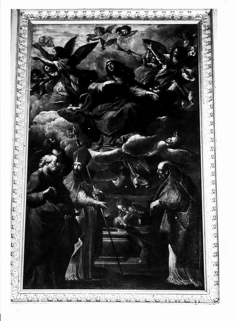 Madonna Assunta con Santi (dipinto) di Tiarini Alessandro (sec. XVII)