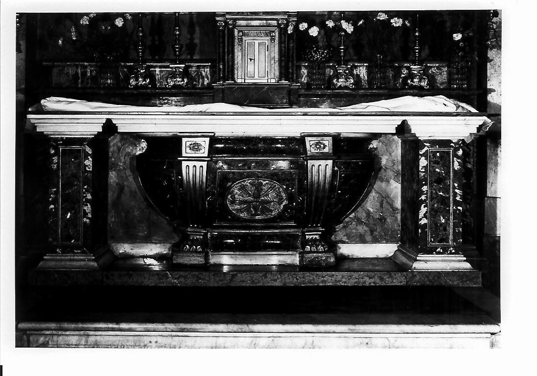 mensa d'altare - bottega marchigiana (sec. XIX)
