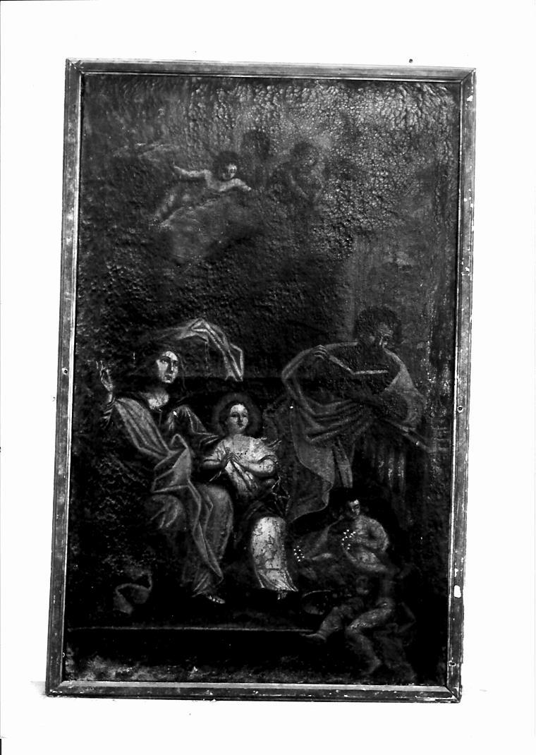 educazione di Maria Vergine (dipinto) di Monti Nicola Antonio (attribuito) (seconda metà sec. XVIII)