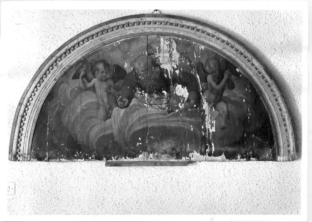 Dio Padre e angeli (dipinto) di Raffaellino del Colle (attribuito) (prima metà sec. XVI)