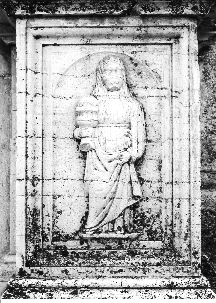 Santa Maria Maddalena (rilievo, elemento d'insieme) di Giovan Battista da Bissone (e aiuti) (sec. XVI)