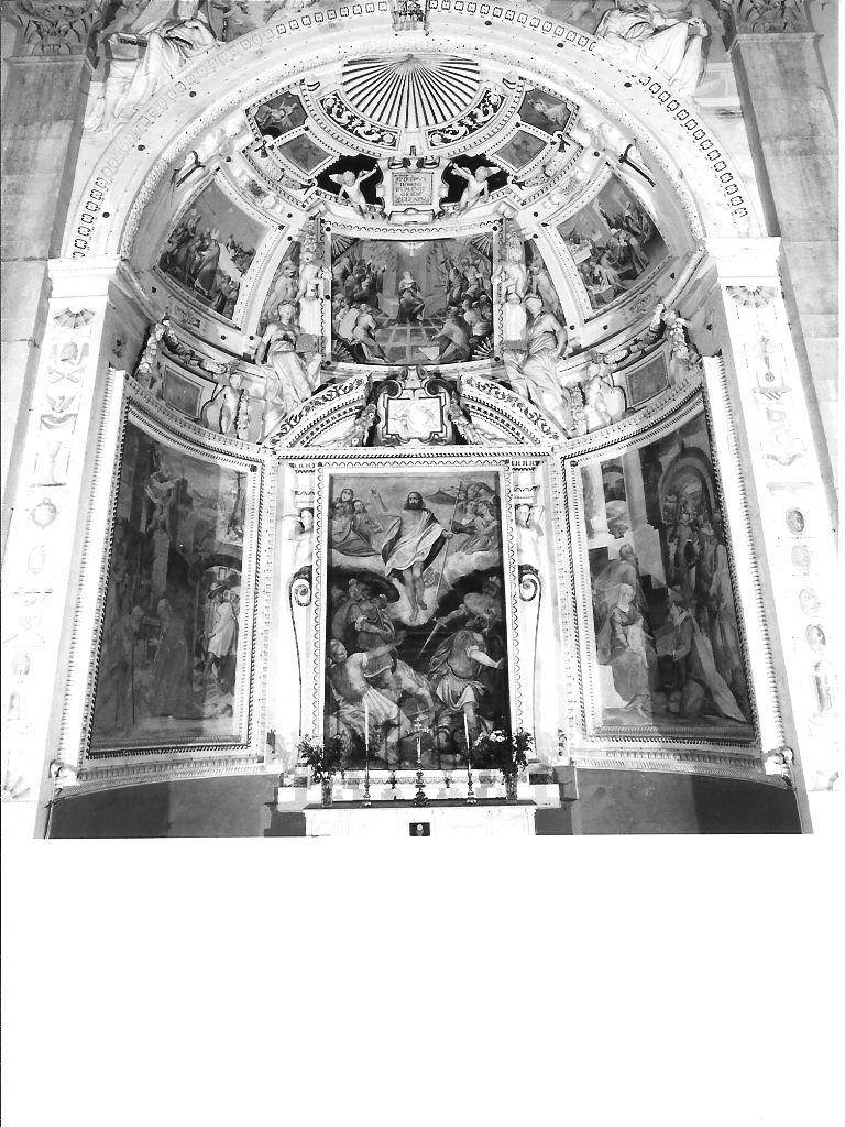 decorazione plastico-pittorica, complesso decorativo di Magistris Simone de (sec. XVI)