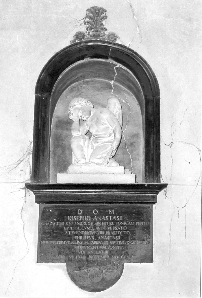 putto alato (monumento funebre) di Paci Emidio, Paci Giorgio (sec. XIX)