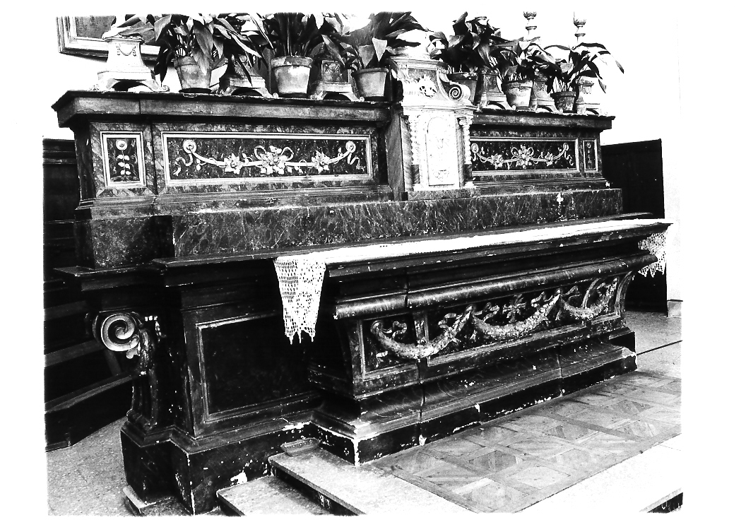 altare maggiore - bottega marchigiana (secc. XVIII/ XIX)