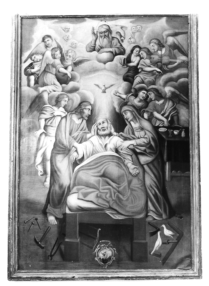 morte di San Giuseppe (dipinto) - ambito marchigiano (sec. XVIII)