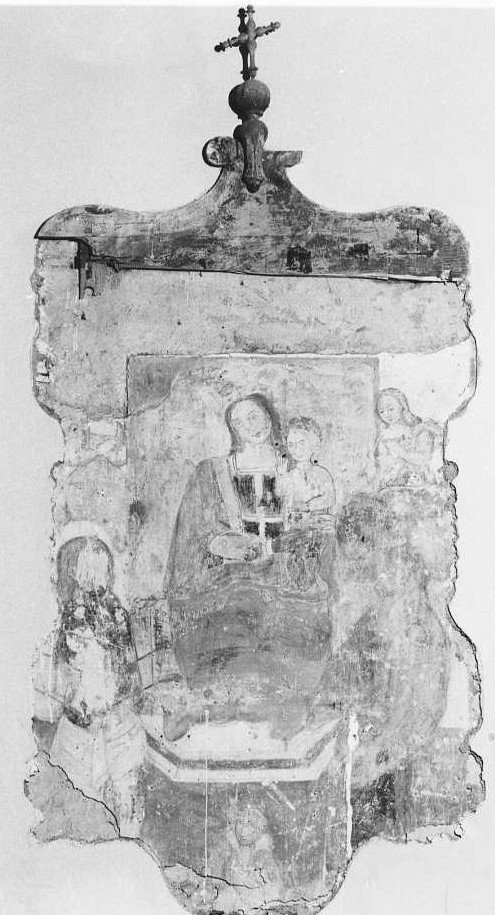 Madonna in trono con Bambino (dipinto) - ambito marchigiano (prima metà sec. XVI)