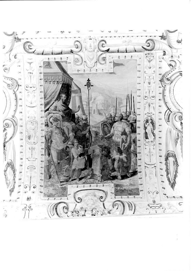 Nuzio Scevola (dipinto, ciclo) di Damiani Felice, Salvolini Giustino detto Giustino Episcopi (seconda metà sec. XVI)