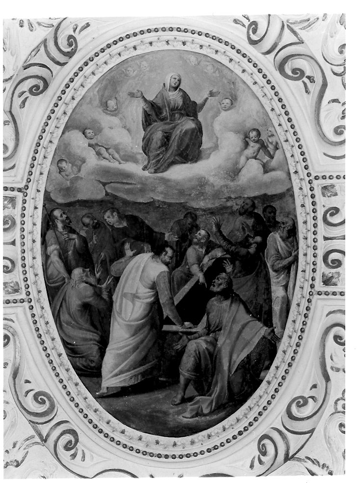 assunzione della Madonna (dipinto, ciclo) di Salvolini Giustino detto Giustino Episcopi, Damiani Felice (seconda metà sec. XVI)