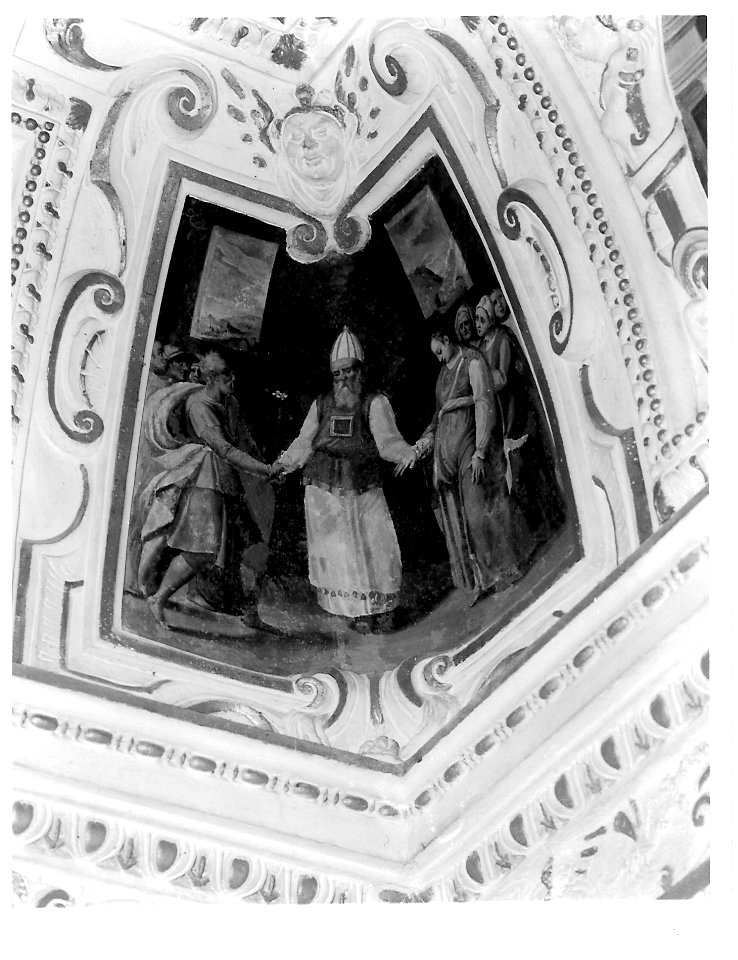 Sposalizio di Maria Vergine (dipinto, ciclo) di Salvolini Giustino detto Giustino Episcopi, Damiani Felice (seconda metà sec. XVI)