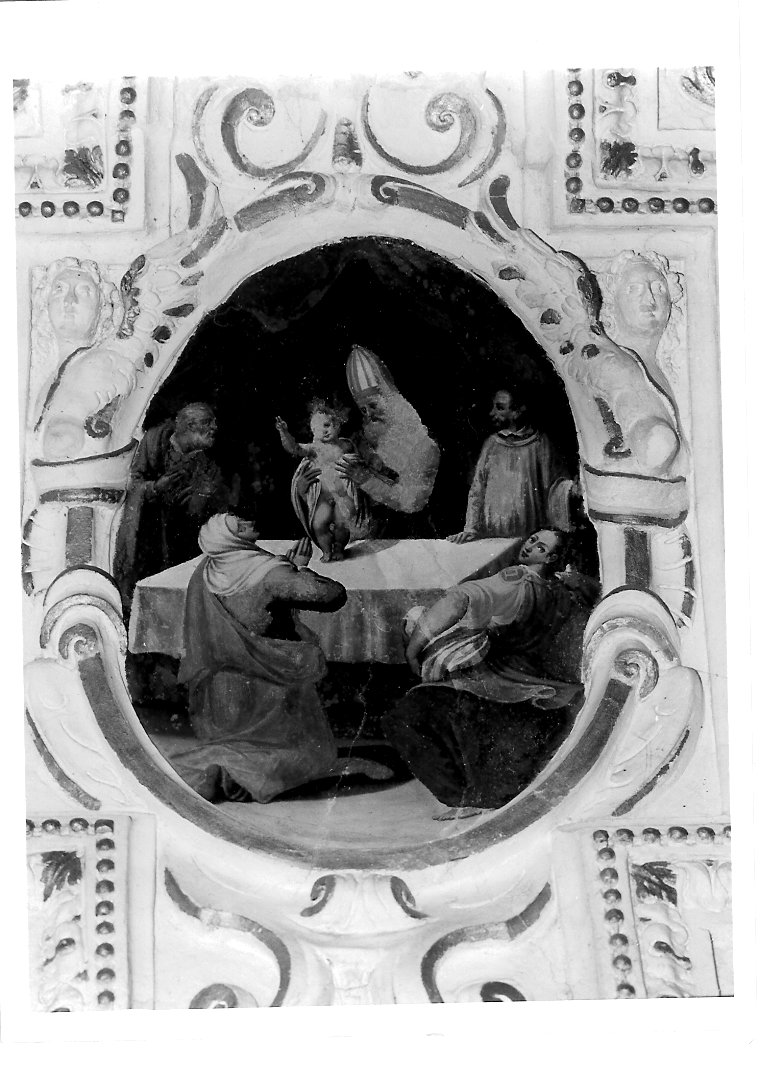 presentazione di Gesù al tempio (dipinto, ciclo) di Salvolini Giustino detto Giustino Episcopi, Damiani Felice (seconda metà sec. XVI)