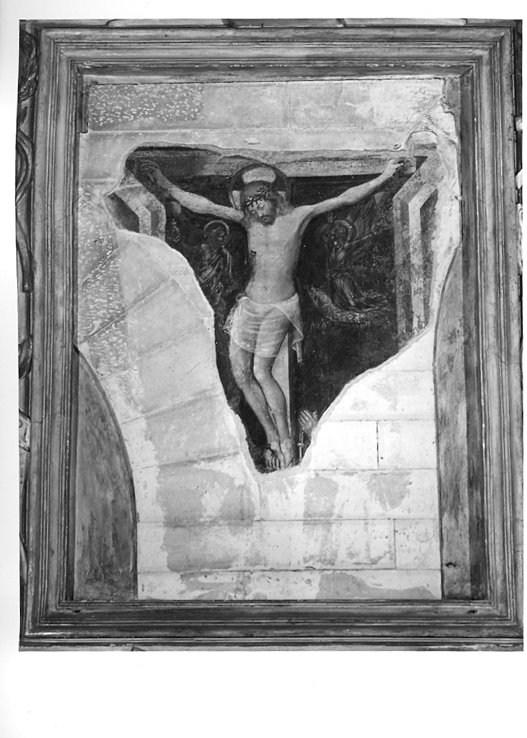 crocifissione di Cristo (dipinto, frammento) di Salimbeni Jacopo, Salimbeni Lorenzo (prima metà sec. XV)