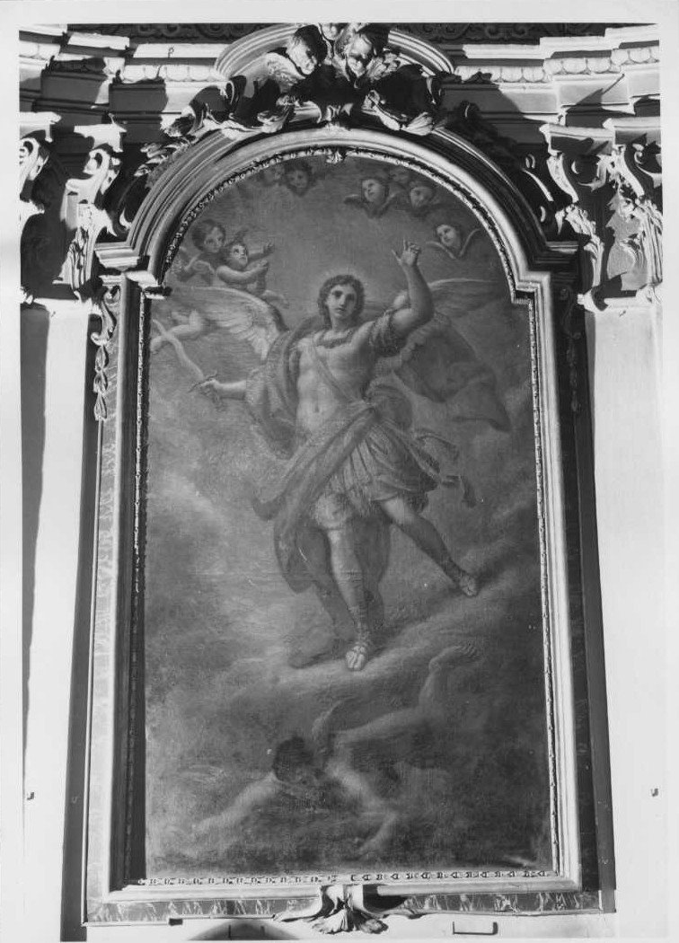 San Michele Arcangelo (dipinto) di Mancini Francesco (sec. XVIII)