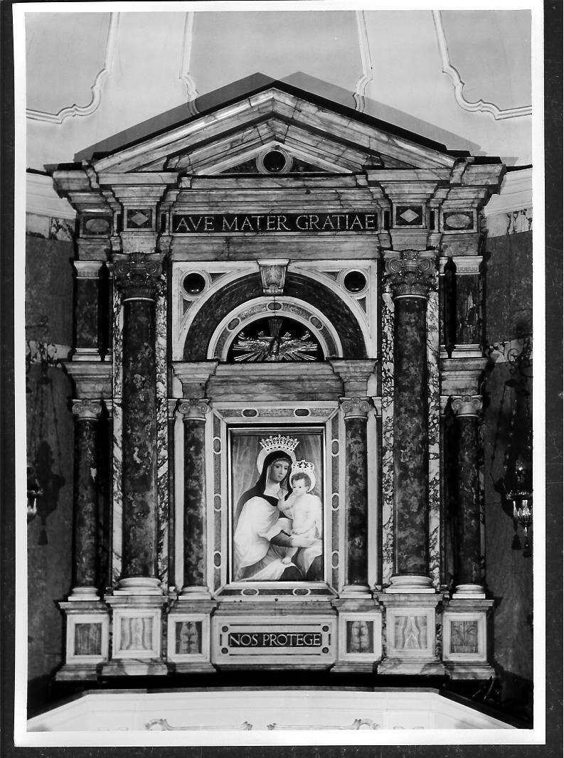 mostra architettonica d'altare di Collamarini Edoardo (primo quarto sec. XX)