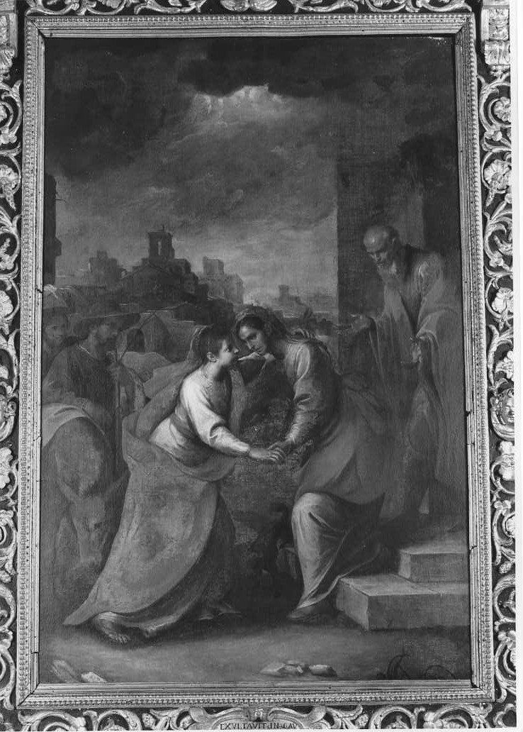 visitazione (dipinto) di Ridolfi Claudio (sec. XVII)