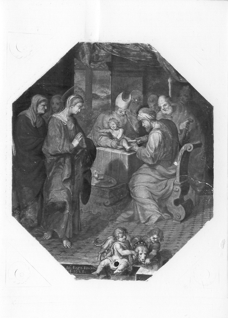 circoncisione di Gesù Bambino (dipinto, elemento d'insieme) di Foschi Giambattista (sec. XVII)