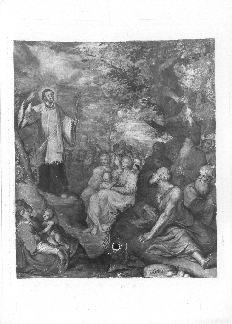 predica di San Francesco Saverio (dipinto, elemento d'insieme) di Foschi Giambattista (sec. XVII)