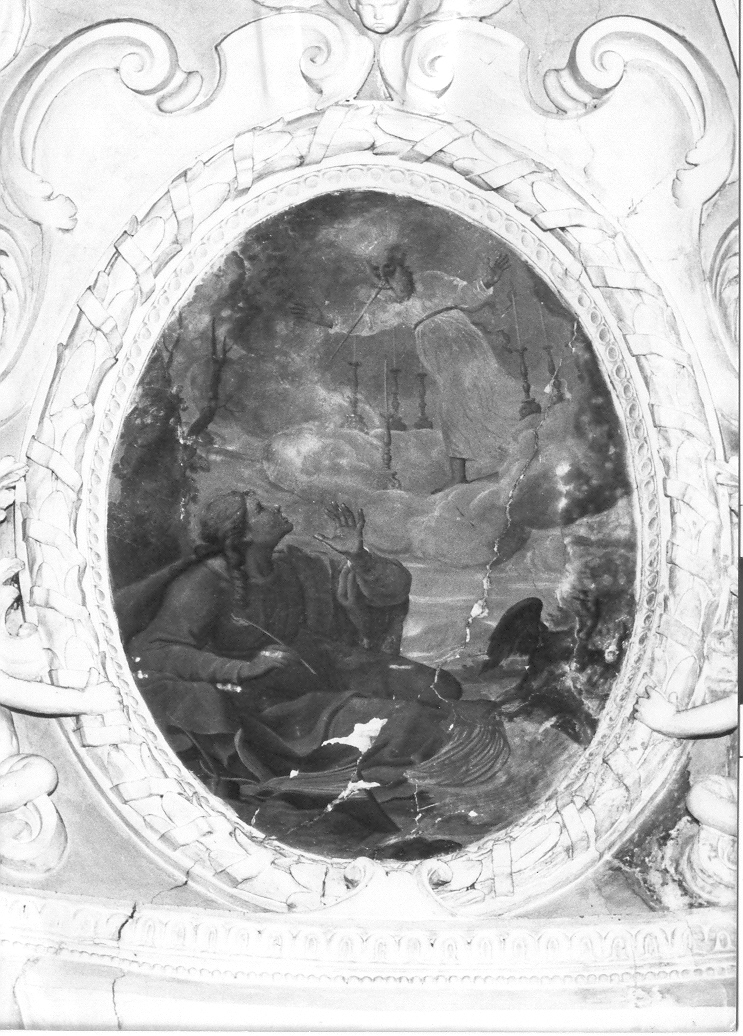 San Giovanni Evangelista (dipinto, elemento d'insieme) di Fanelli Pier Simone (seconda metà sec. XVII)
