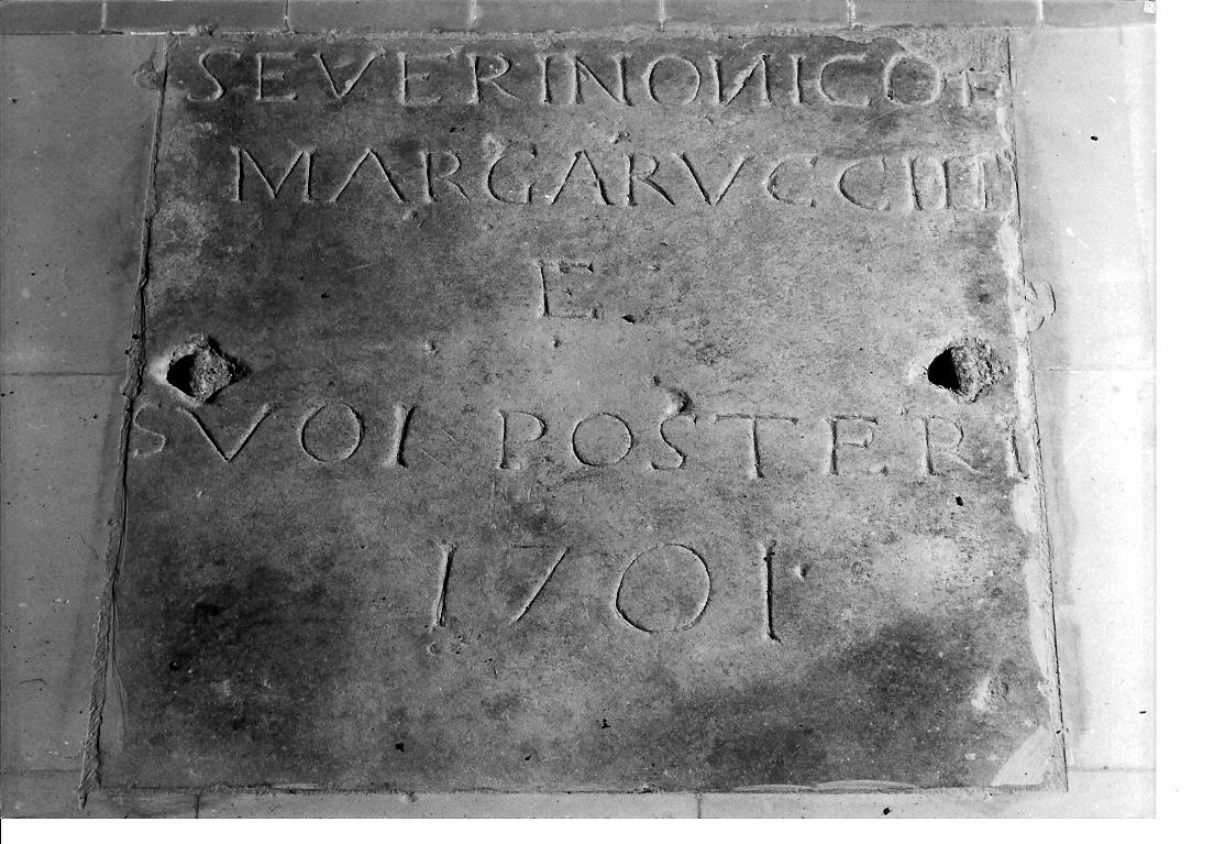 lapide - bottega marchigiana (sec. XVIII)