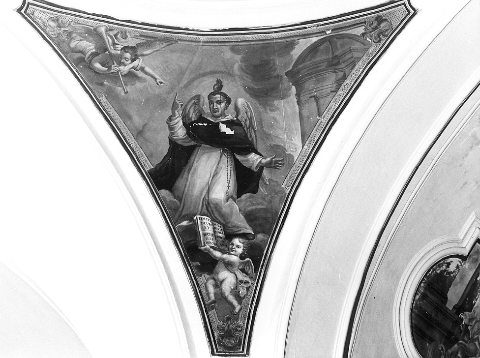 Santo domenicano (dipinto, elemento d'insieme) - ambito marchigiano (sec. XVII)