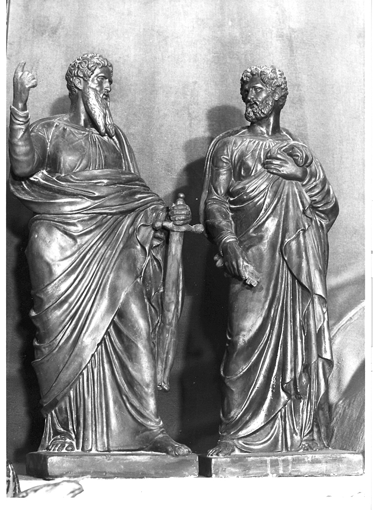 Santi (statua, coppia) - bottega italiana (sec. XX)