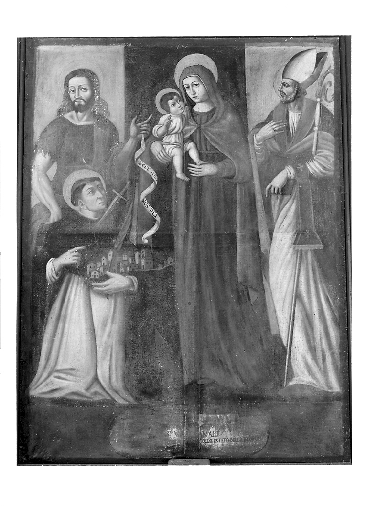 Madonna del Mare, Madonna con Bambino e Santi (dipinto) - ambito marchigiano (prima metà sec. XVII)