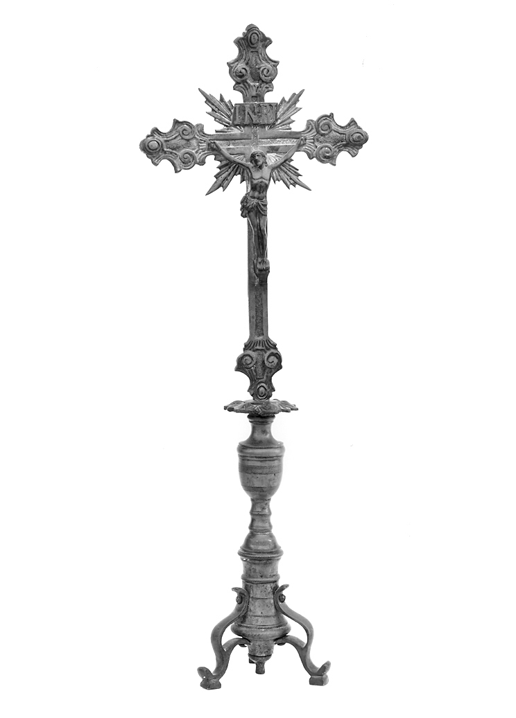 croce d'altare - bottega marchigiana (fine/inizio secc. XIX/ XX)