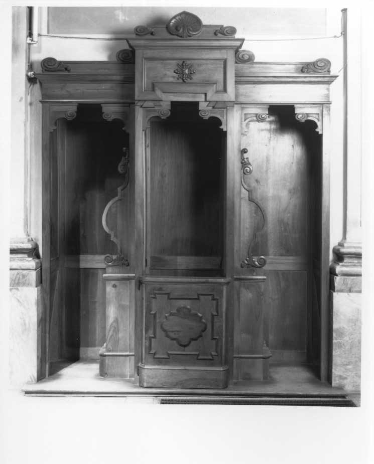 confessionale, serie - bottega Italia centrale (fine sec. XIX)